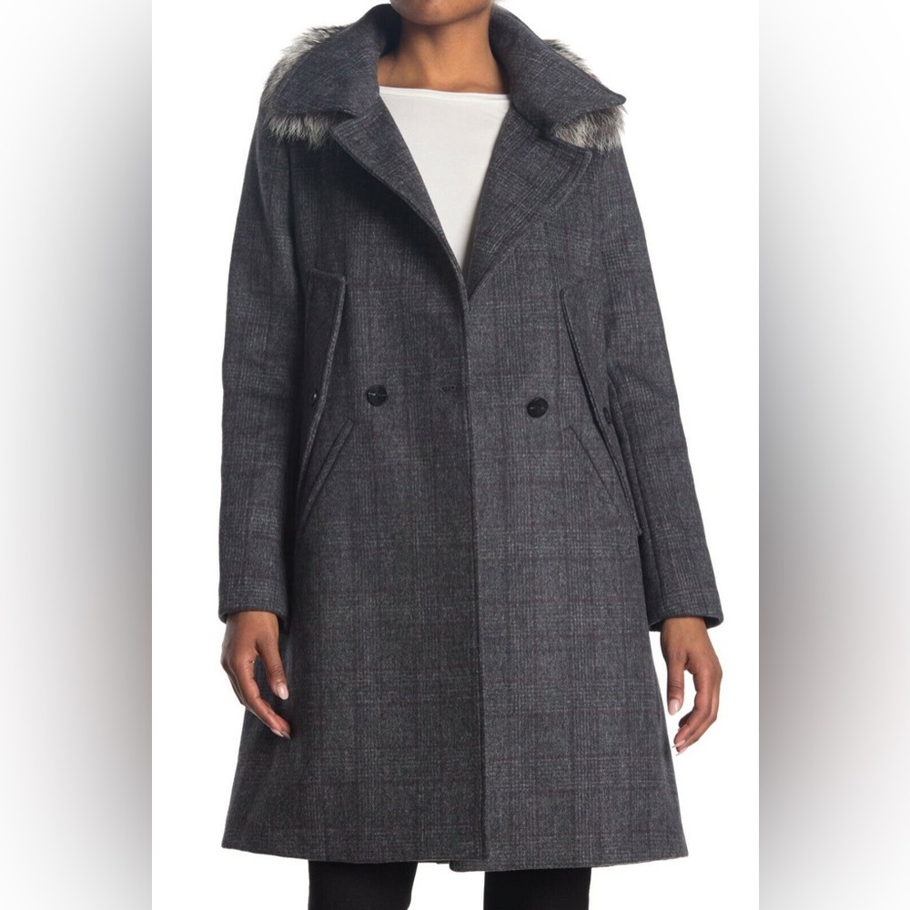SOIA & KYO ‘Kimi’ Women’s Wool Coat - XS